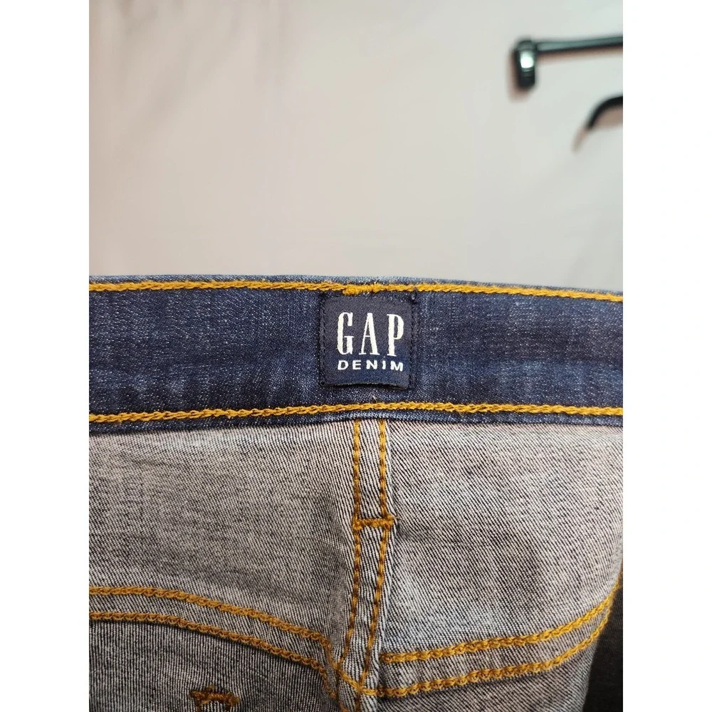 Gap‎ Womens 27 Regular True Skinny Sculpt Dark Wash Indigo Denim Jeans 443221-00